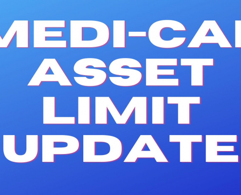 MEDI-CAL ASSET LIMIT UPDATE